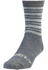 Surly Surly Stripey Socks - Charcoal, Gravel Gray, Lead Heather