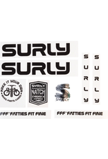 Surly Intergalactic Decal Set - Black