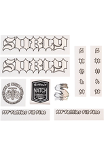 Surly Born to Lose Decal Set - White