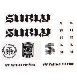 Surly Born to Lose Decal Set - Black