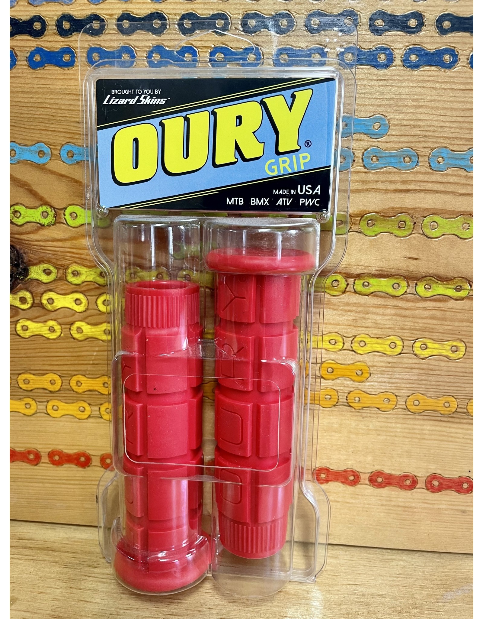 Oury Single Compound Grips Red