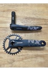 SRAM SRAM NX Eagle DUB 175mm BOOST 148 Crankset with 32t X-Sync 2 Direct Mount Steel Chainring, Black, Bottom Bracket Not Included