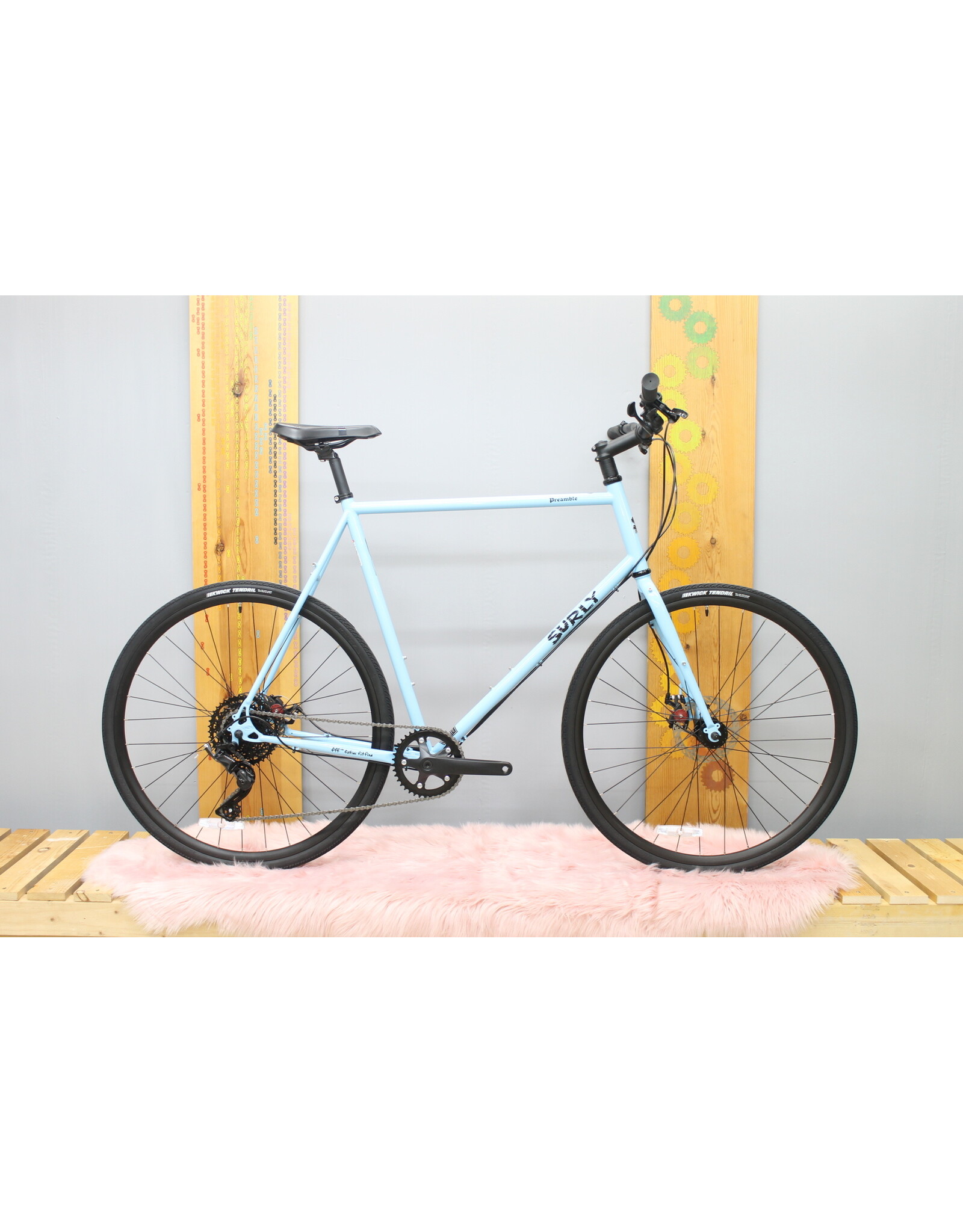 Surly Surly Preamble Flat Bar Bike - 700c, Skyrim Blue X-Large