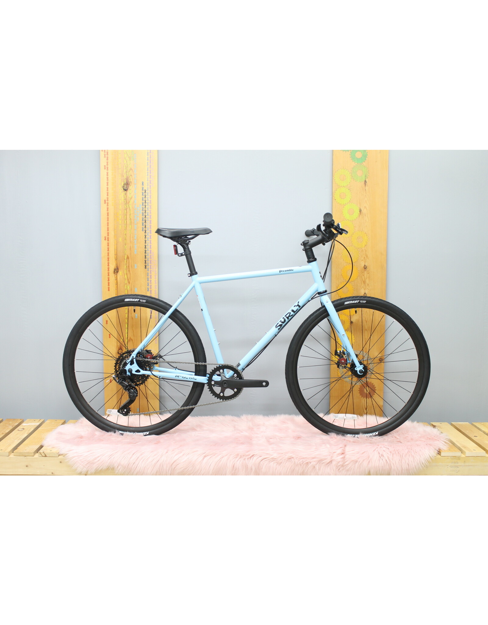 Surly Surly Preamble Flat Bar Bike - 650b, Skyrim Blue, X-Small