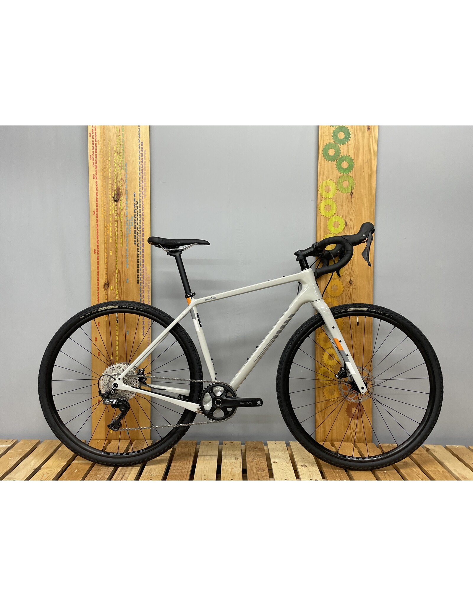 Salsa Salsa Warbird C GRX 600 1x Bike - 700c, Carbon, Light Gray, 54.5cm