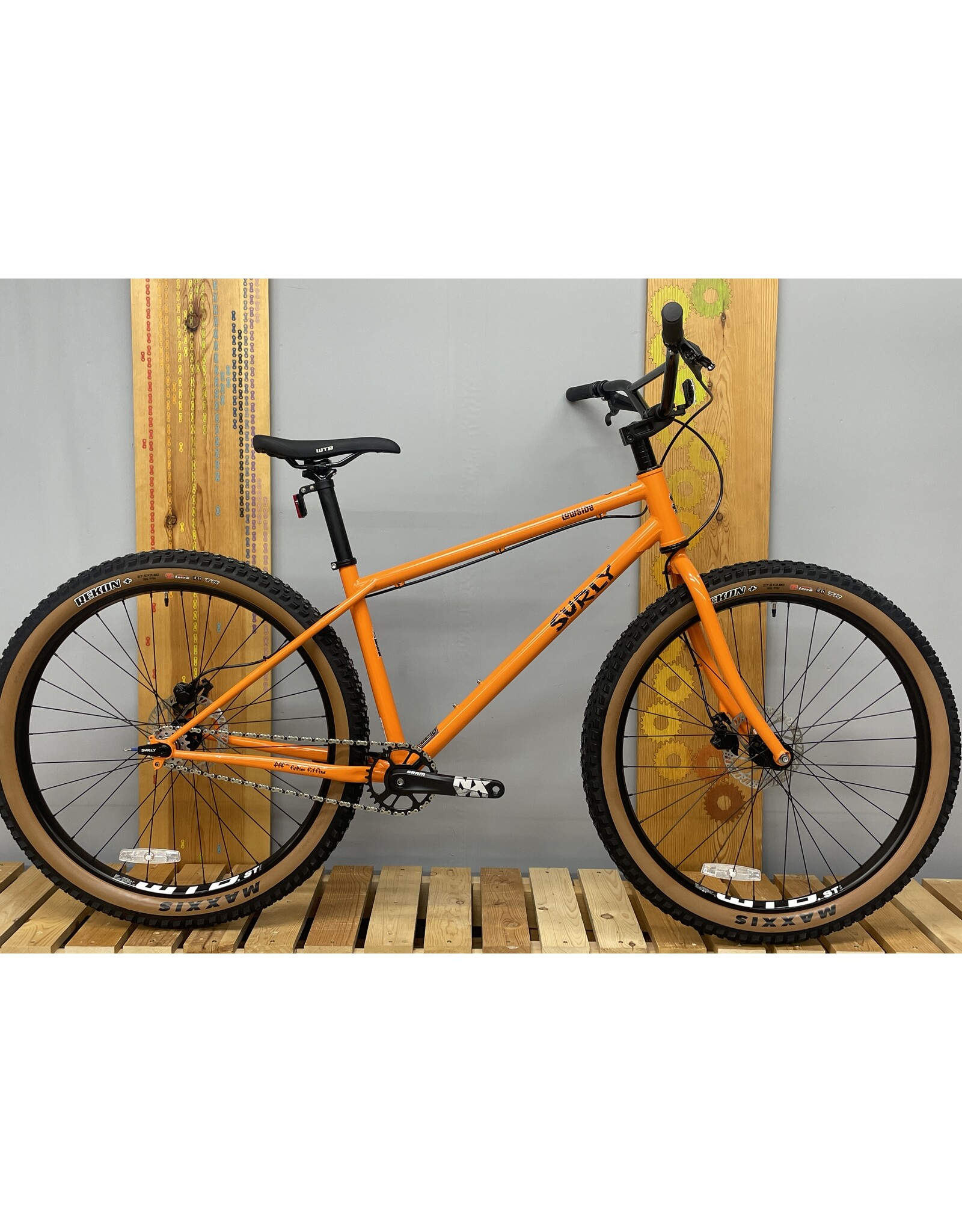 Surly Surly Lowside Bike - 27.5", Steel, Dream Tangerine, Medium