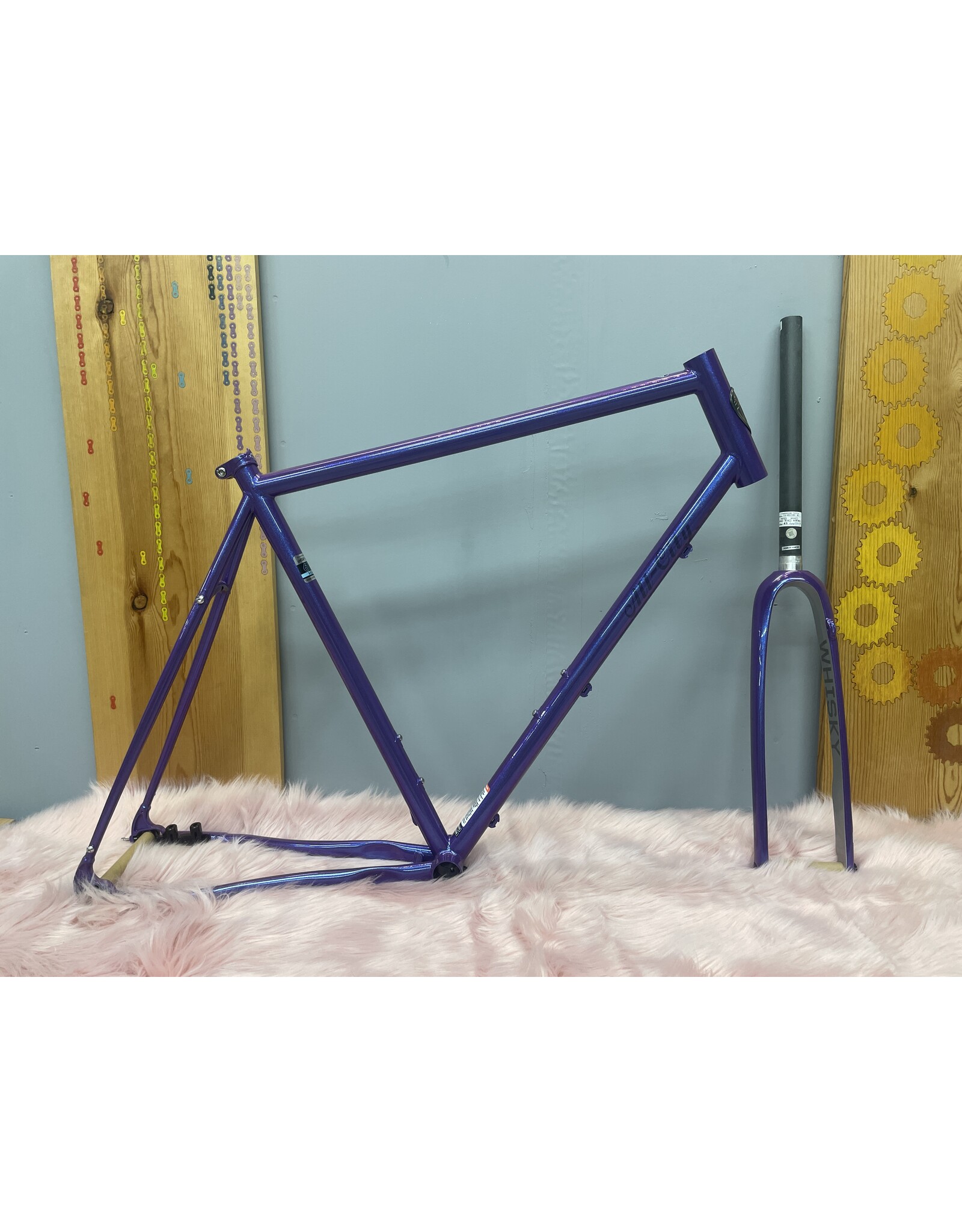 All-City Super Professional Frameset - 700c / 650b, Steel, Hollywood Violet, 55cm
