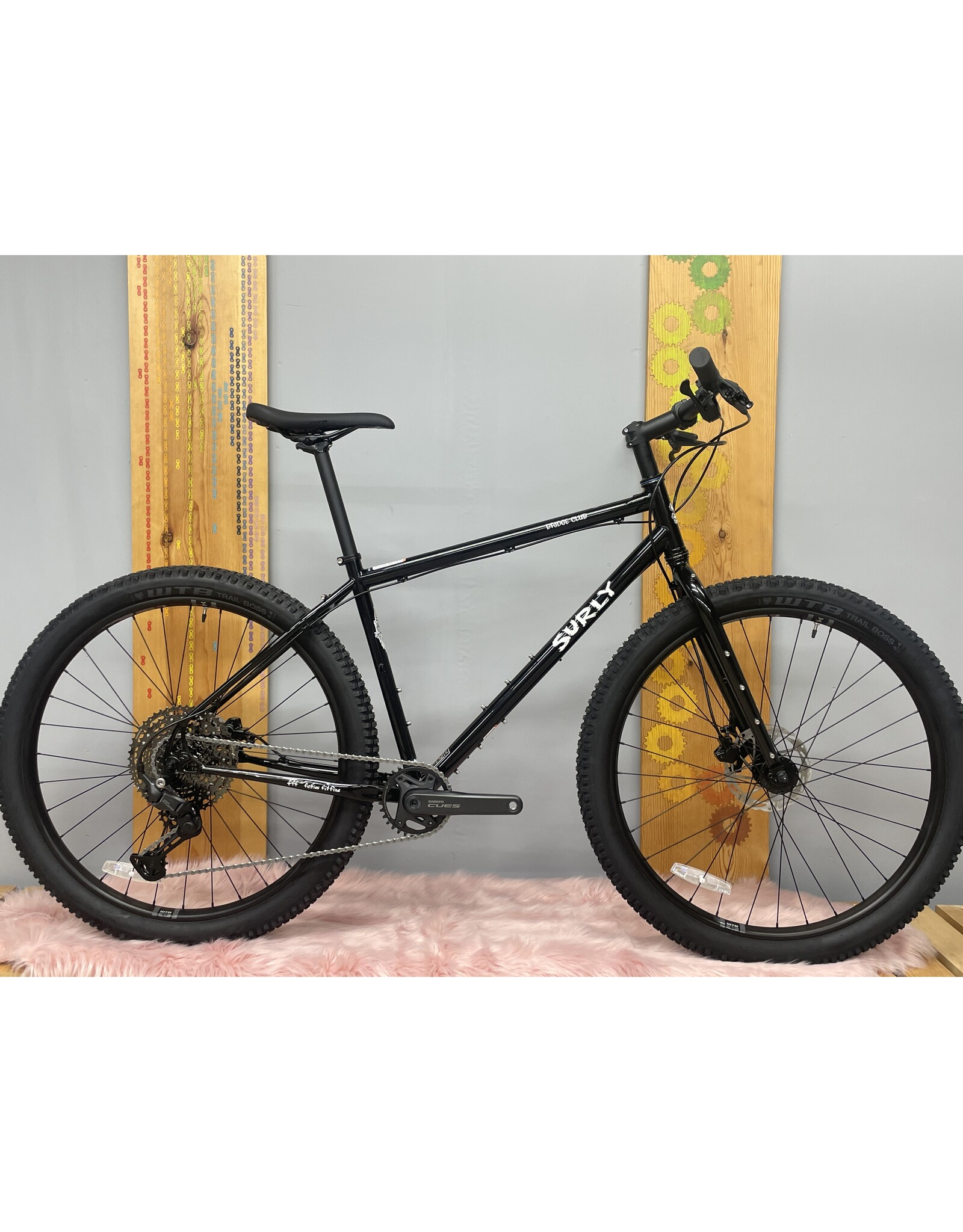 Surly Surly Bridge Club Bike - 27.5", Steel, Trevor's Closet Black, X-Large