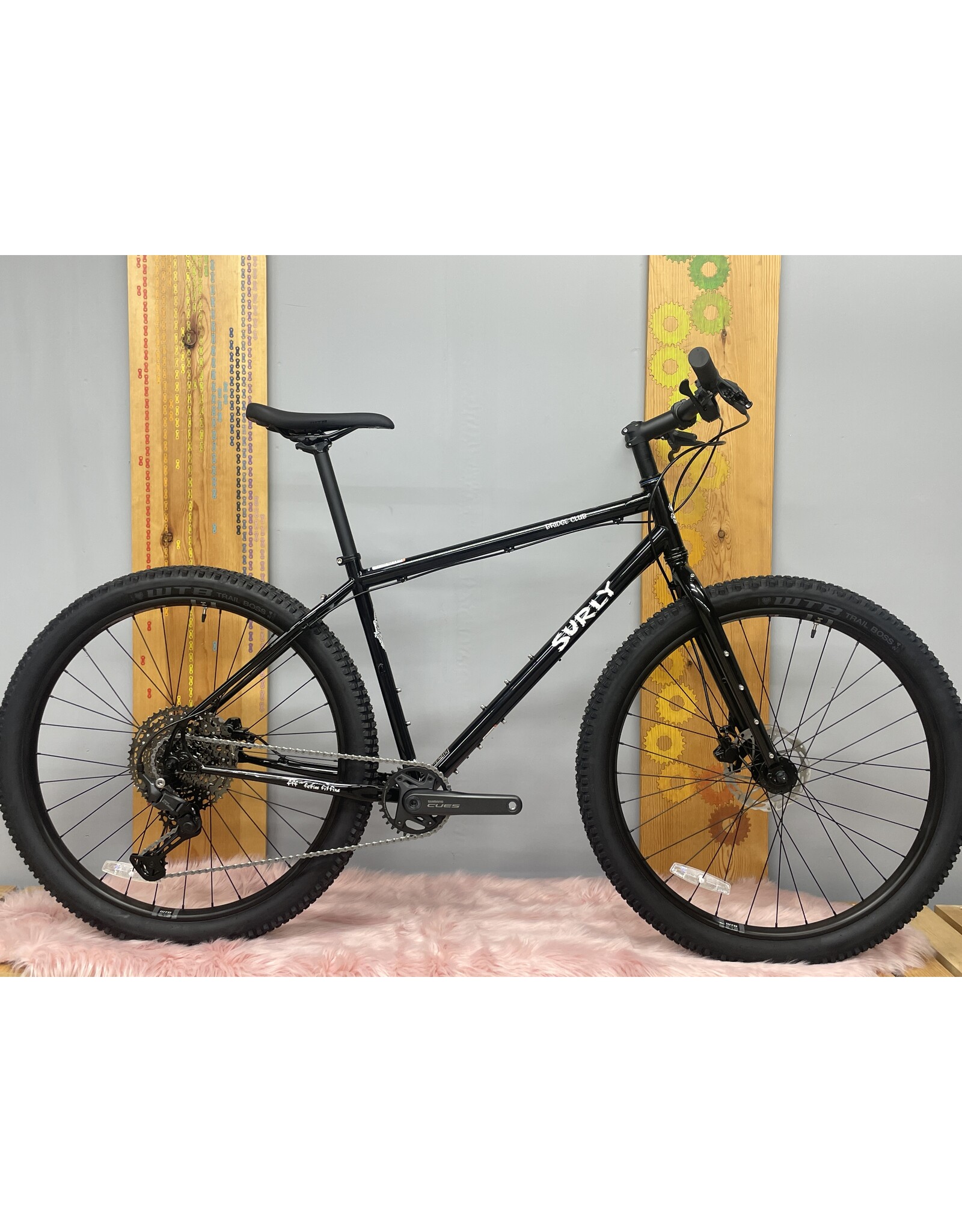 Surly Surly Bridge Club Bike - 27.5", Steel, Trevor's Closet Black, Large
