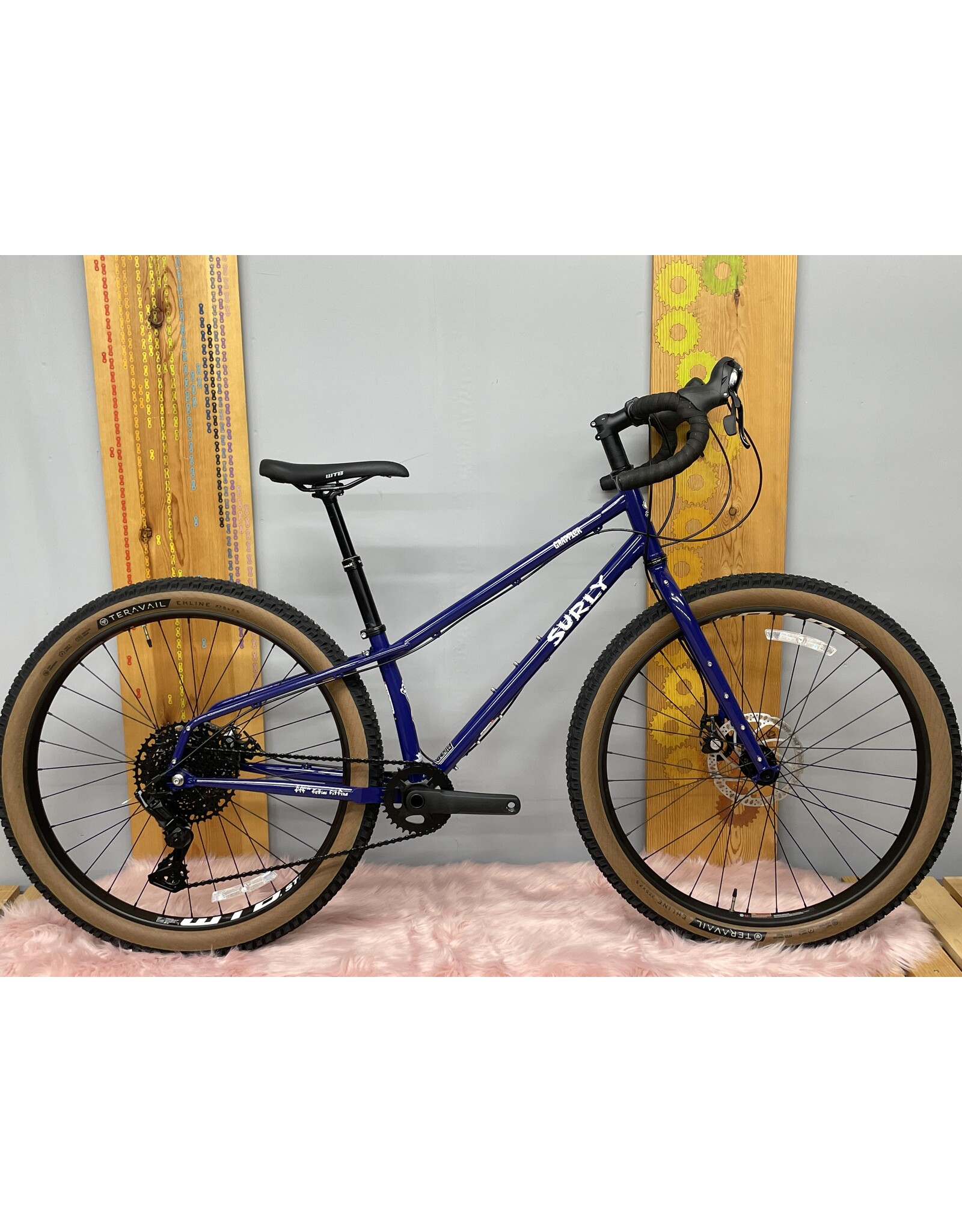 Surly Surly Grappler Bike - 27.5, Steel, Subterranean Homesick Blue, X-Small