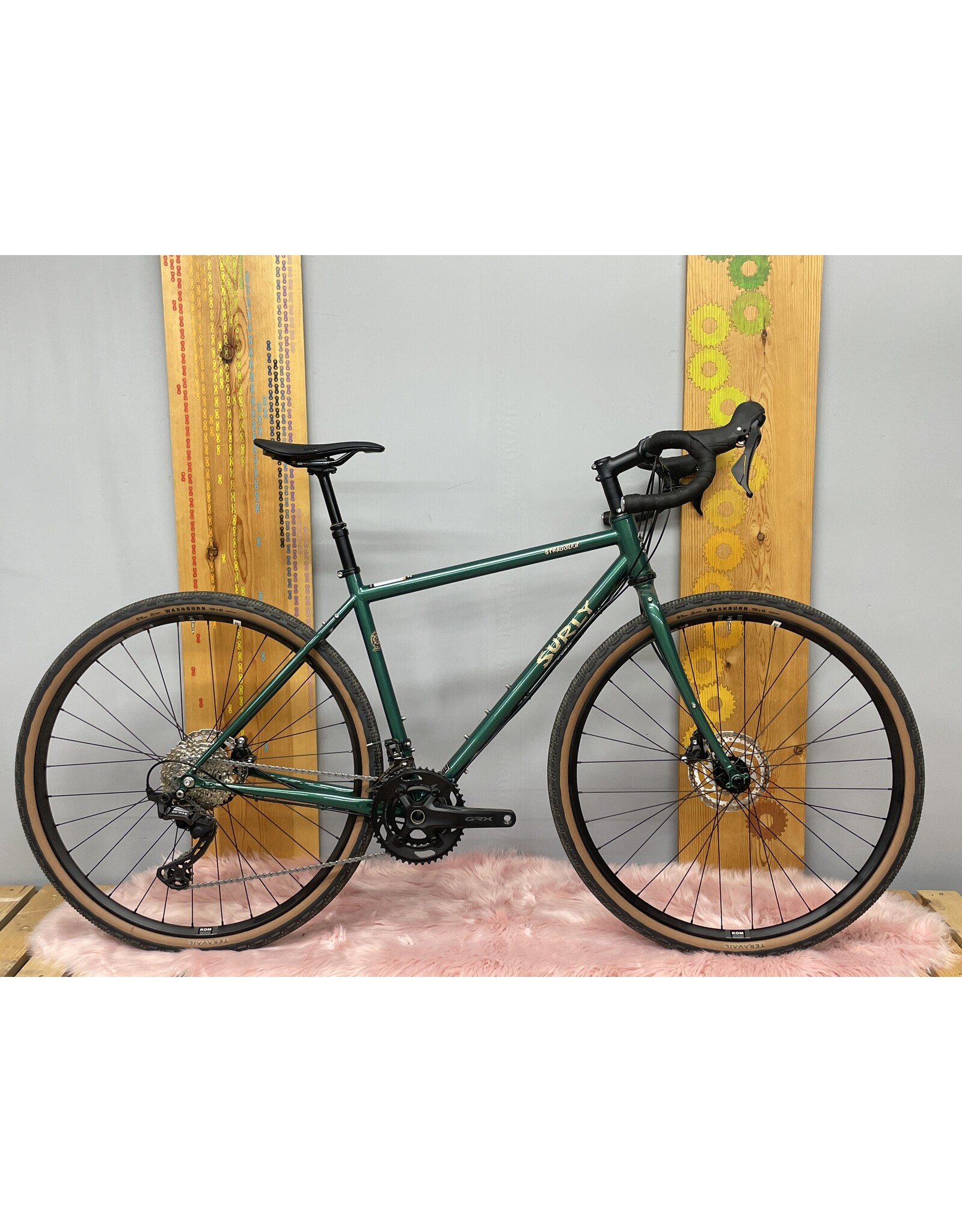 Surly Surly Straggler Bike - 700c, Steel, GRX 610 2x12, Subtropic Algae, 54cm