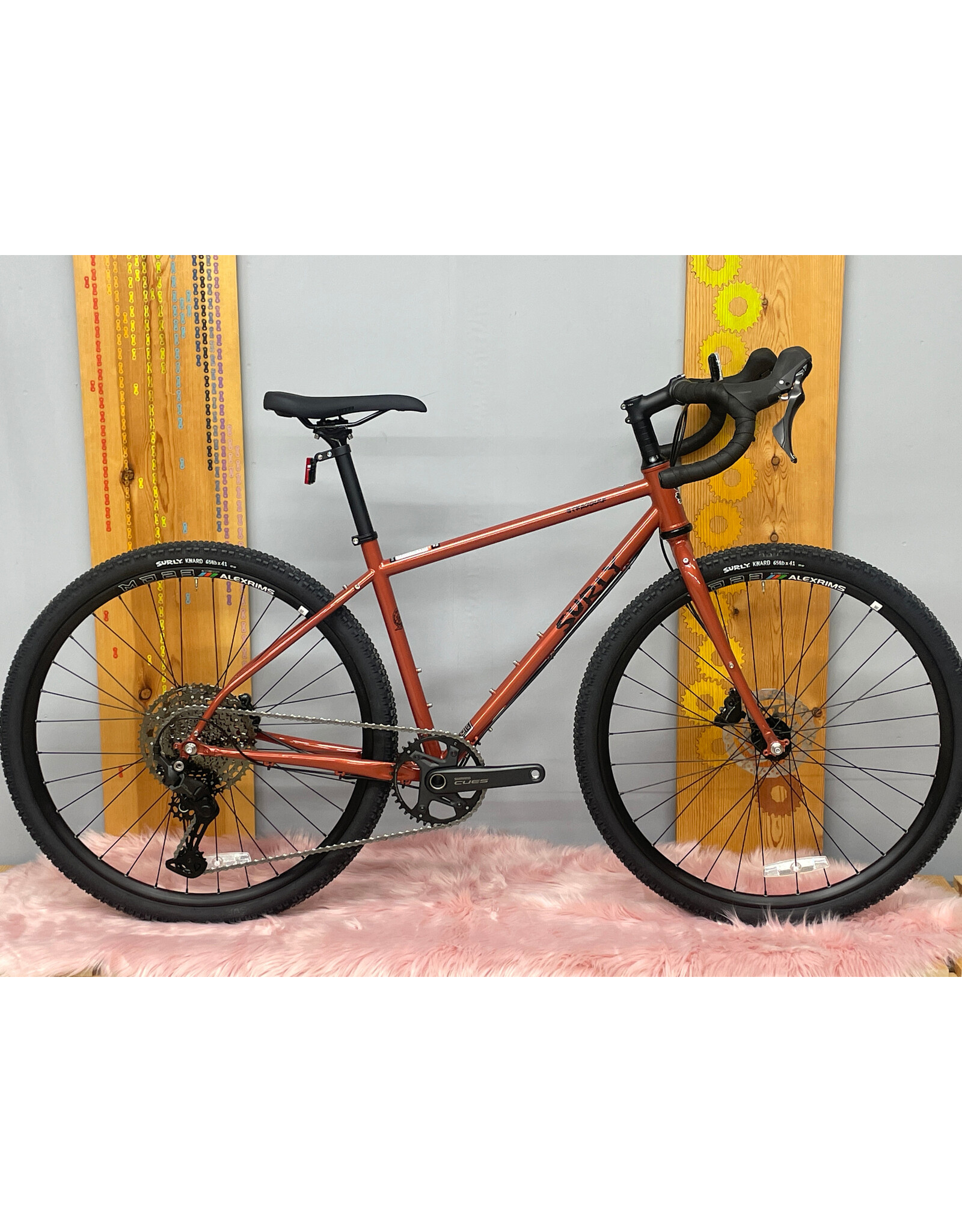Surly Surly Straggler Bike - 650b, Steel, Cues 1x11, Shaggy Carpet, 52cm