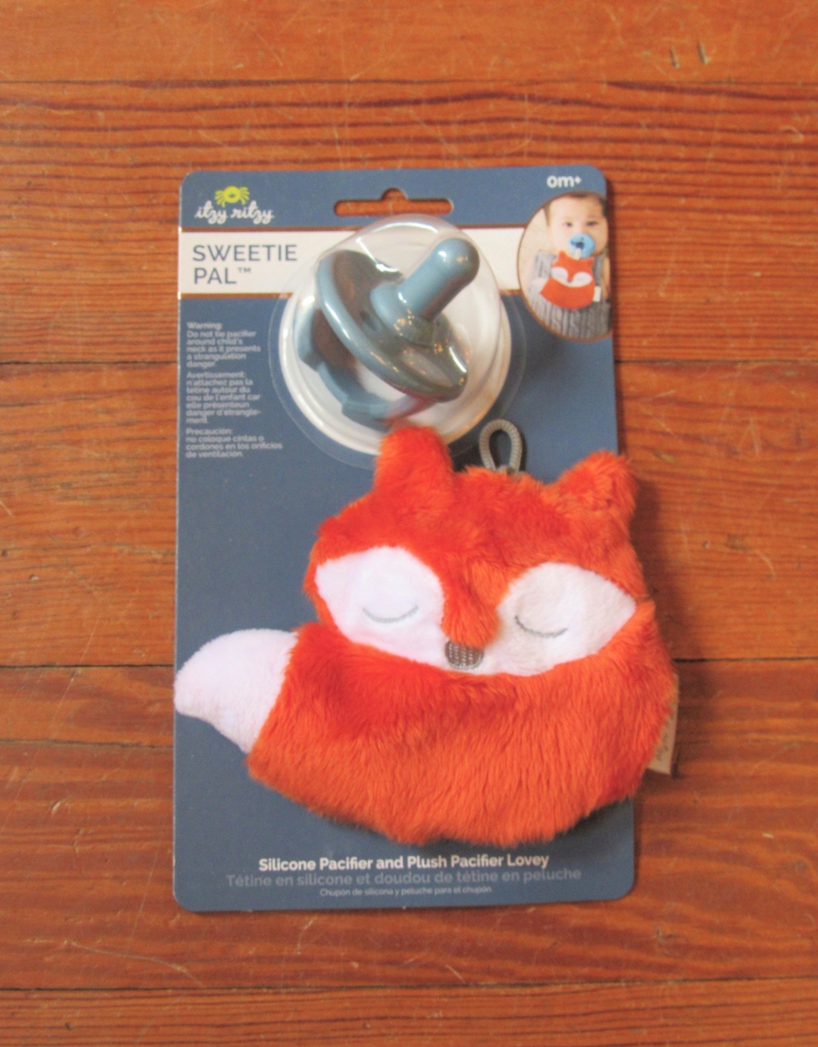 Itzy Ritzy Plush Fox with Pacifier