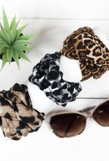 Wink Leopard Headband - Large Print