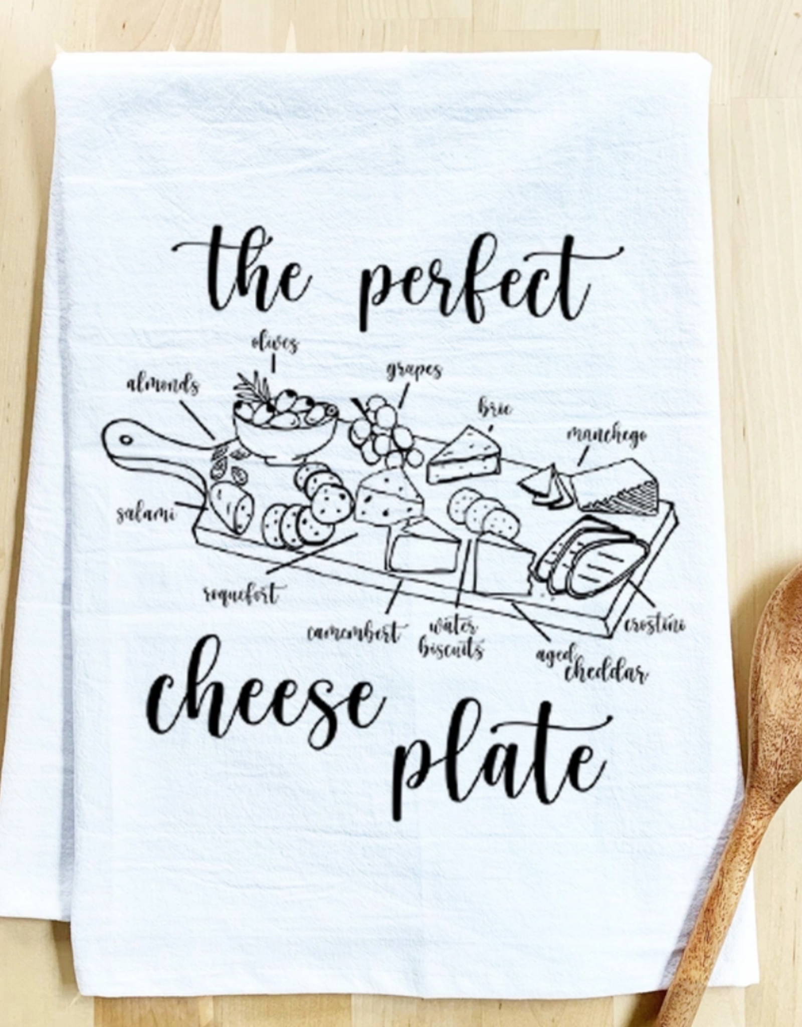 Wink The Perfect Cheese Plate Kitchen Towel
