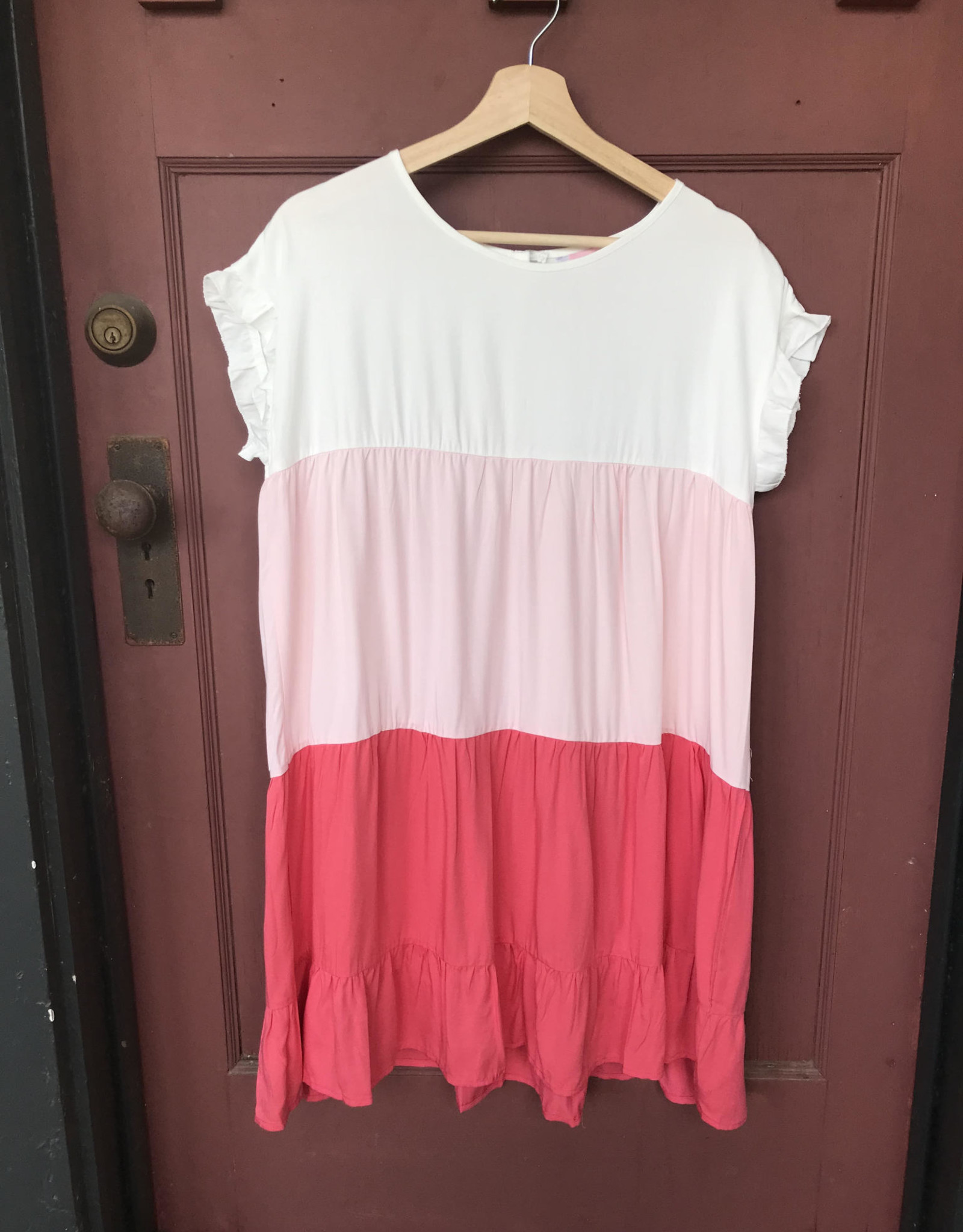 Wink Pink Tiered Babydoll Dress