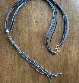 Wink Black Multi-Strand Necklace