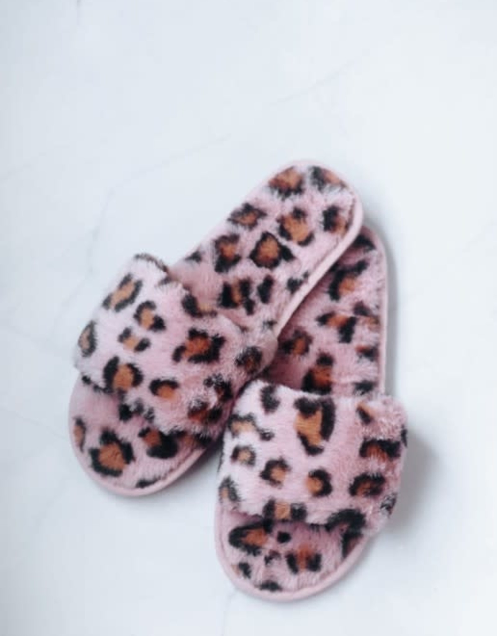 Plush and Cozy Leopard Slippers
