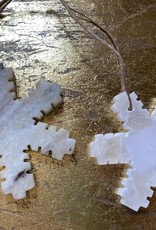 Wink Alabaster Snowflake Ornaments