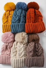 Wink The Zoe Cableknit Beanie