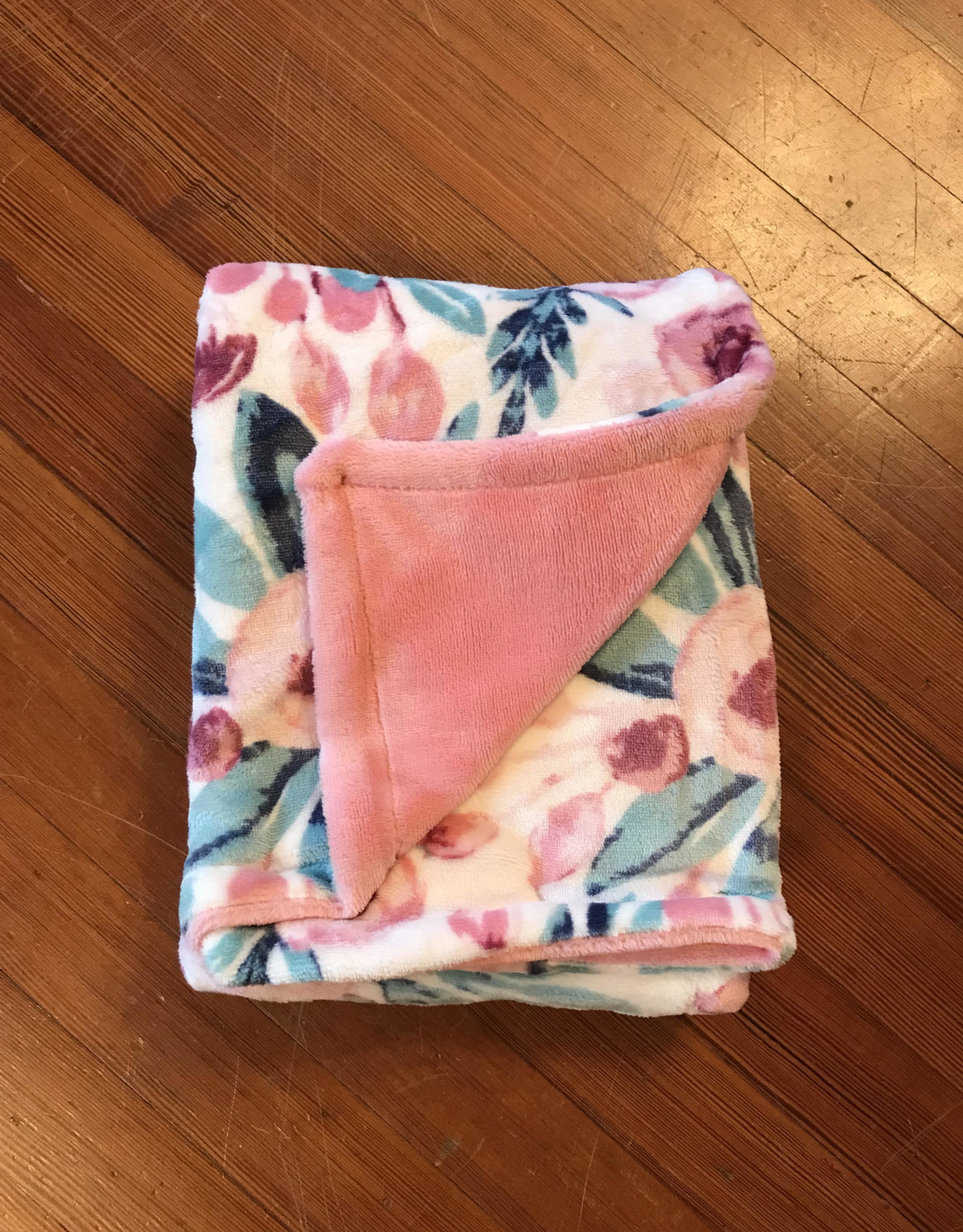 Wink Flannel Fleece Blanket-Floral