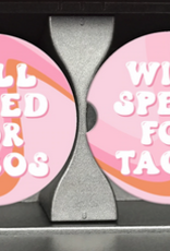 Speed For Tacos Car Coasters