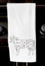 Wink Beef Cuts Hand Towel Cream/Dark Grey
