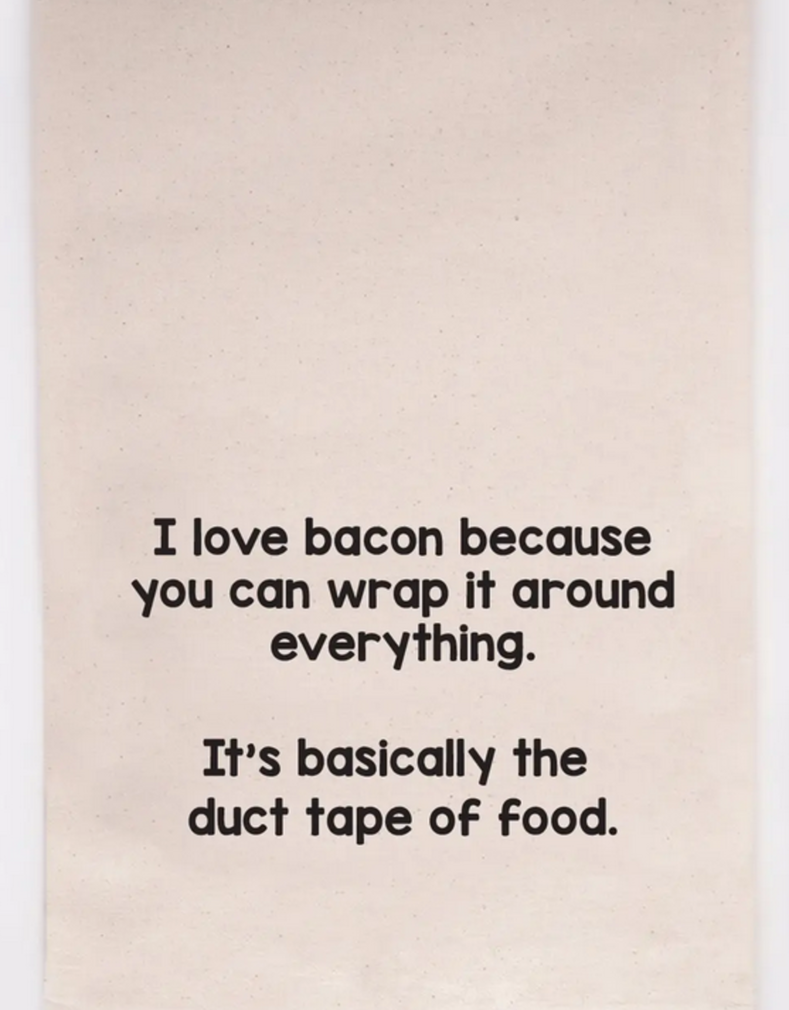 Wink Bacon Tape Tea Towel