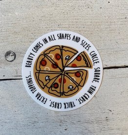 Wink Beauty in All Shapes Pizza Sticker