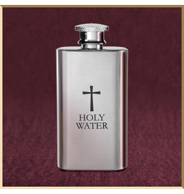 2oz Stainless Steel Holy Water Bottle