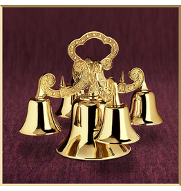 Embossed Sanctus Bells with Wood Handle - Biretta Books