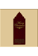 Christmas Card Triptych - Adoration of the Christ Child by Gentile da Fabriano