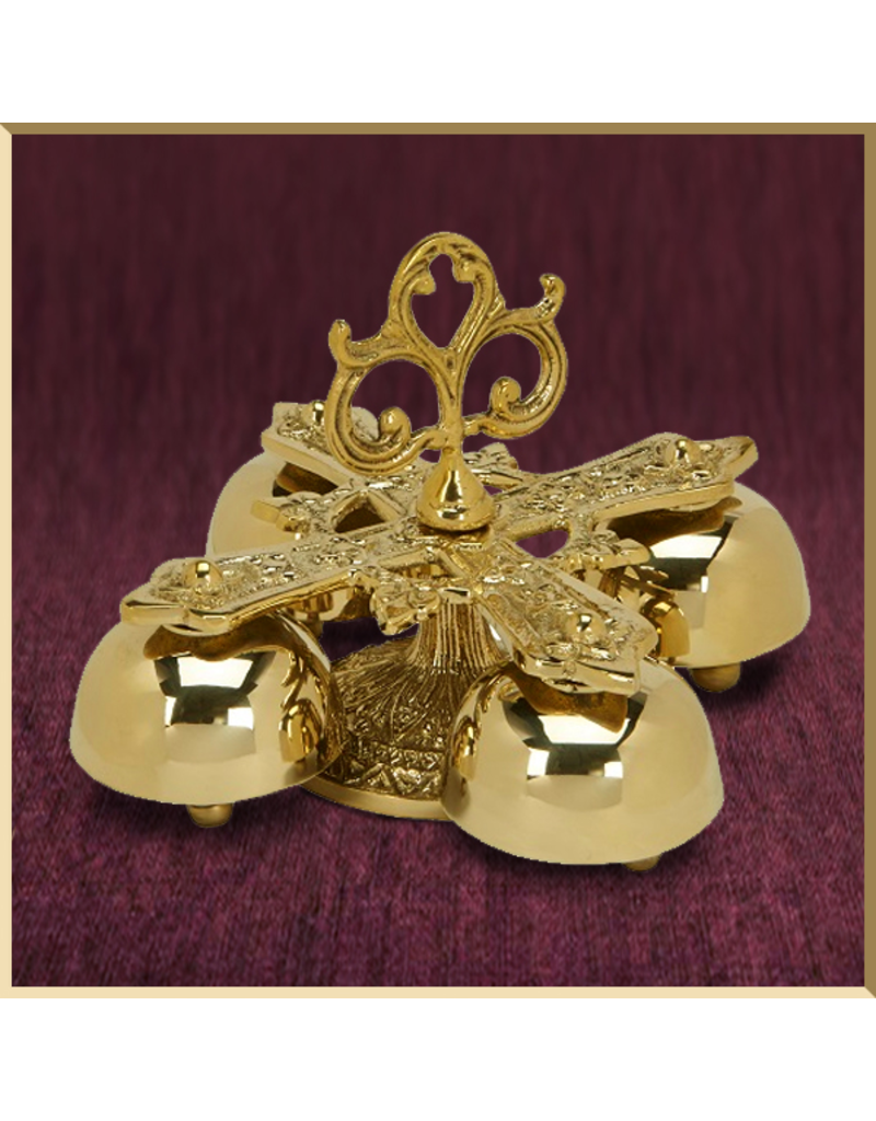 Embossed Brass Altar Bells