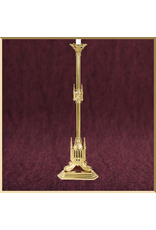 Very Fine Antique Extra Large Heavy Brass Church Paschal Candlestand  Candlestick (SOLD) - Antique Church Furnishings