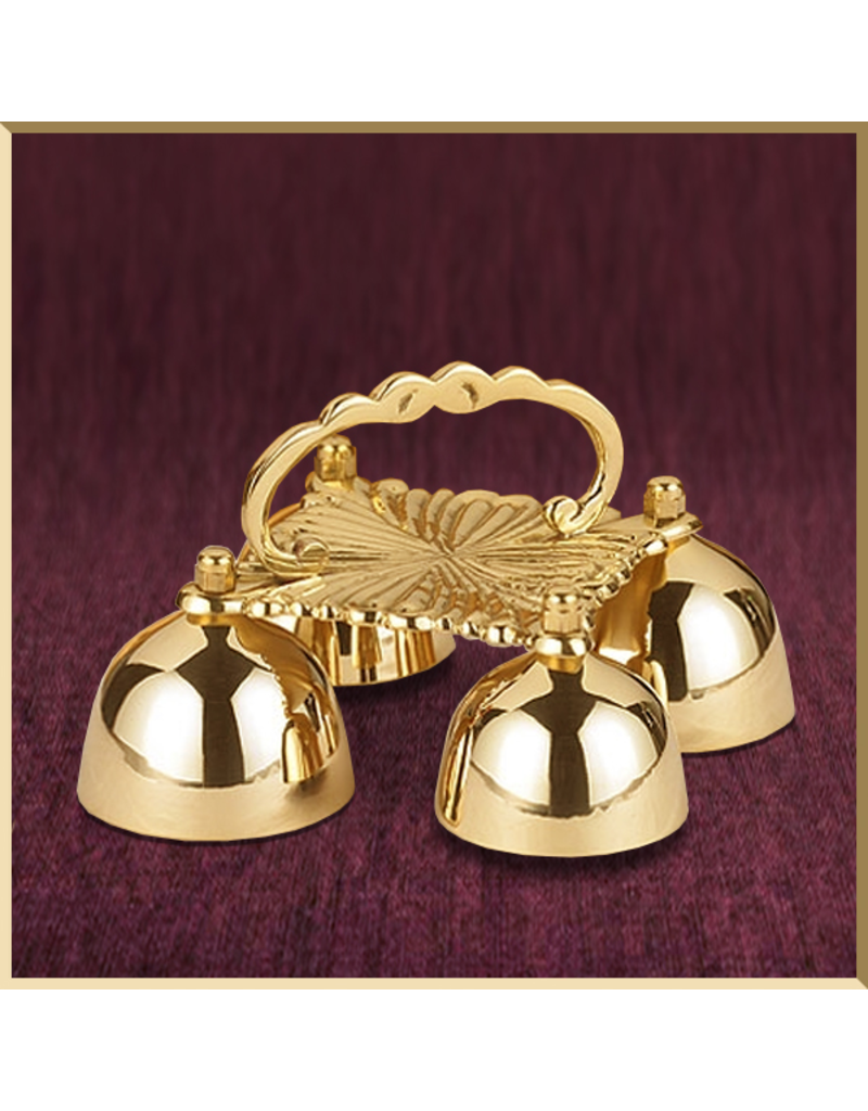 Sudbury Brass Sanctus Bells with Scalloped Handle