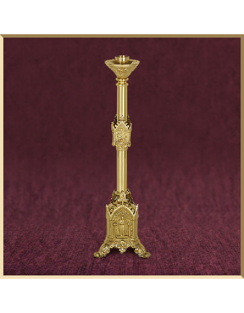 Sudbury Brass Trinity Altar Candlestick - 24 Inch