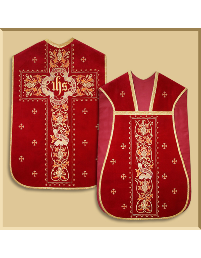 Benedictum Velvet Roman Low Mass Set - Select Liturgical Colors