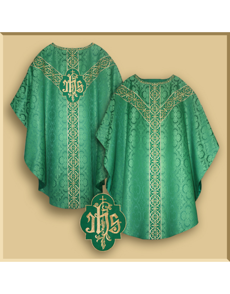 Semi-Gothic Low Mass Set in Damask-All Liturgical Colors