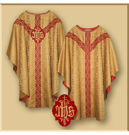 King of Patriarchs Semi-Gothic Style Low Mass Set - Gold Brocade Fabric