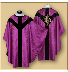 Splendor of the Father Semi-gothic Low Mass Set with Velvet Orphreys - Various Colors