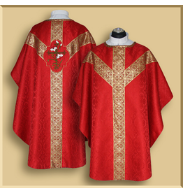 Eternal Wisdom Semi-Gothic Low Mass Set with Lily Emblem - All Liturgical Colors
