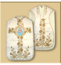 Mater Ecclesiae Hand Embroidered Roman Low Mass Set