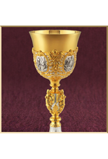 Baroque Style Chalice II with Paten & Case