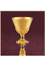 Neo Gothic Style Chalice with Paten & Case