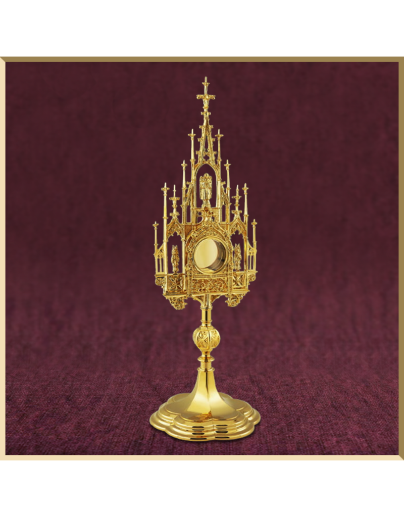 Gothic Cathedral Brass Reliquary