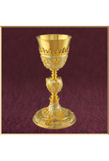 Baroque Style Chalice I with Paten & Case