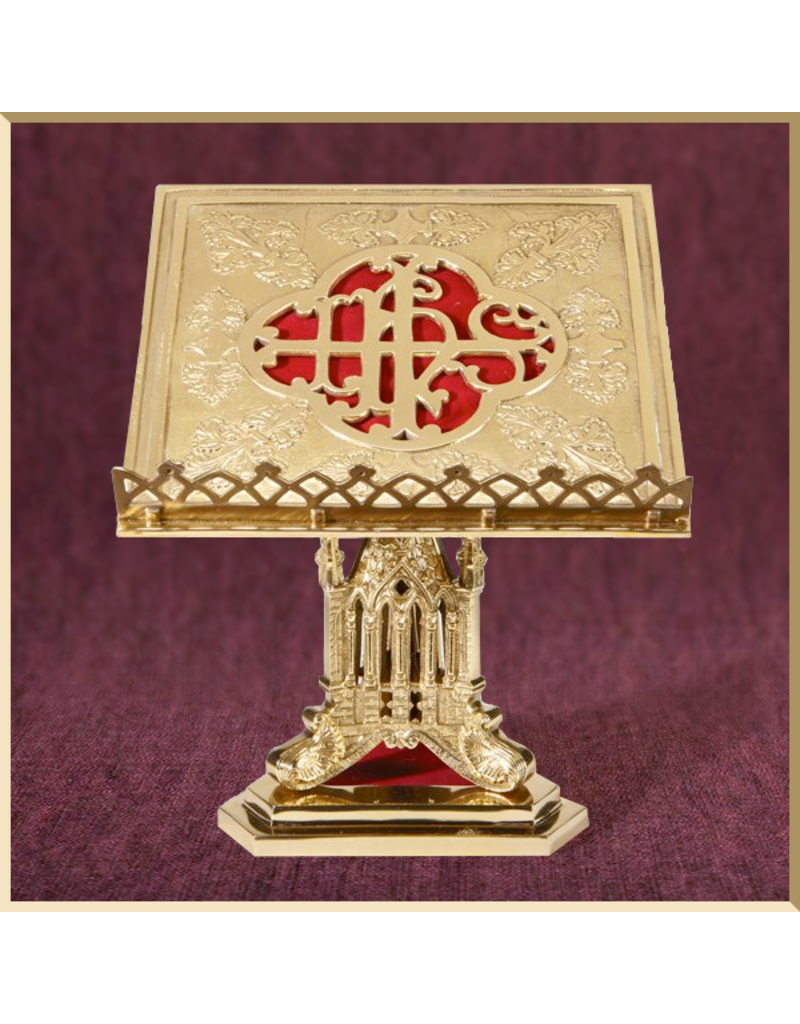 Pupitre de lecture petit pour cérémonies en hêtre réglable  Missal stands  - Catholic supplies and religious items - Made in Italy