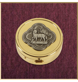 Sudbury Brass Agnus Dei Pyx-Gold Plated