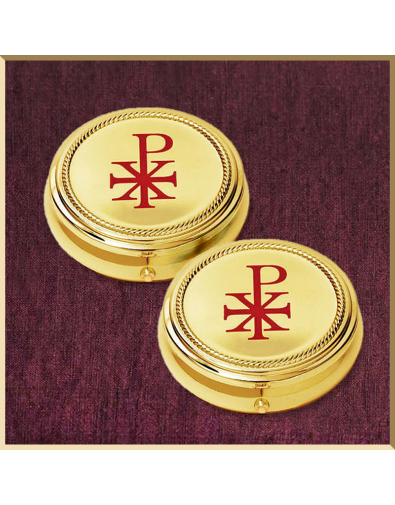 Sudbury Brass Chi Rho Hospital Pyxes - 2 pack