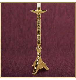 Sudbury Brass Roma Series Tall Altar Candlestick - 24in